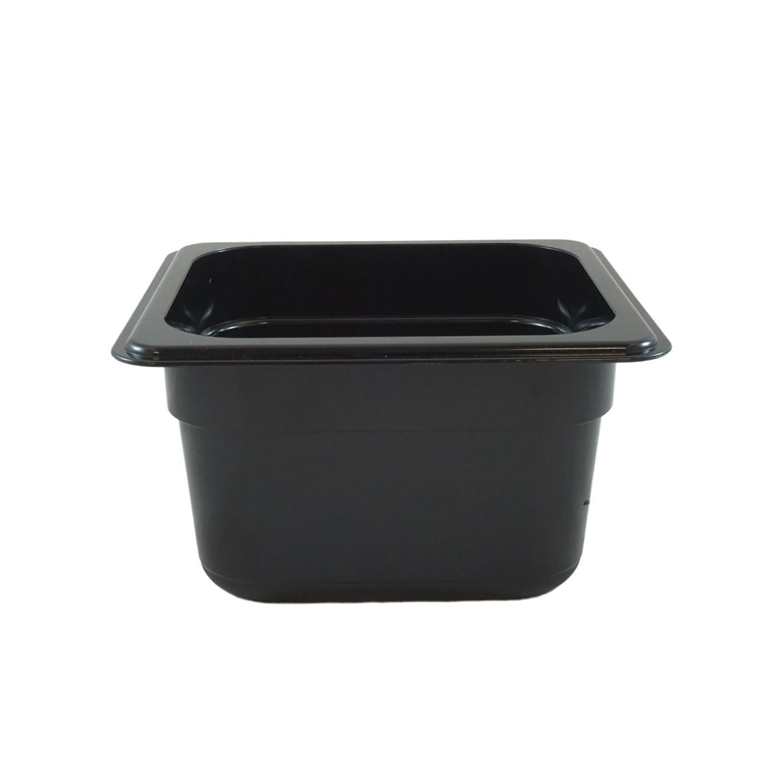 Food Tek Black Poly 1/6 x 100 mm Gastronorm Pan JW-P164B