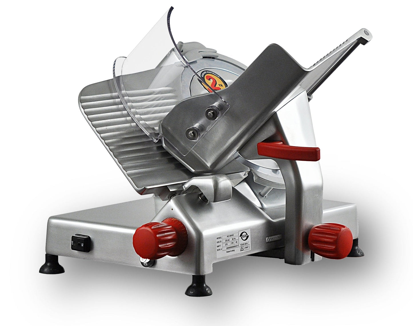 NOAW NS300HD Manual Gravity Feed Slicer - Heavy Duty, 300mm blade