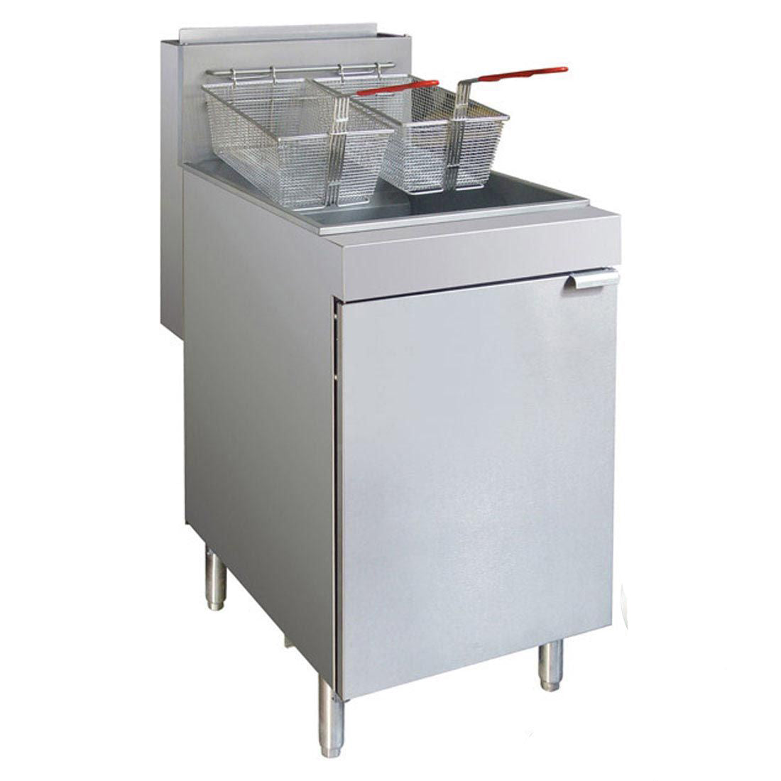 Frymax RC300E 2 Basket 22lt Superfast Natural Gas Tube Fryer