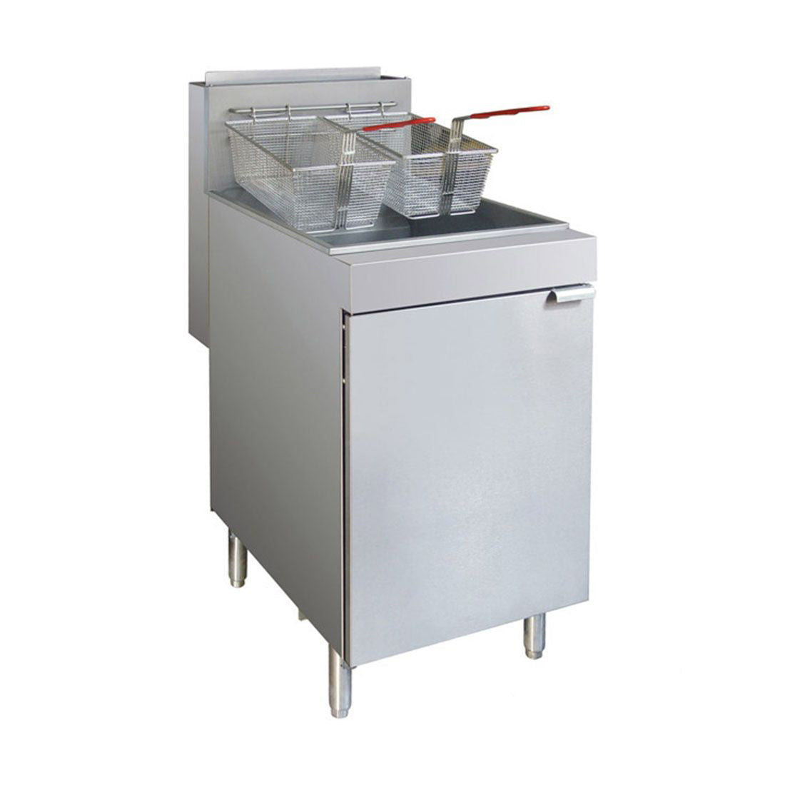 Frymax RC400E 2 Basket 22lt Superfast Natural Gas Tube Fryer