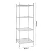 Vogue 4 Tier Wire Tower Unit 610x610mm U884