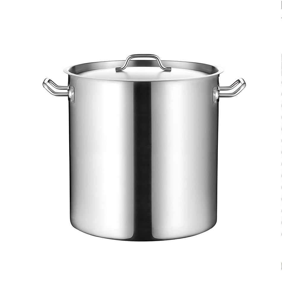21L - Ø300mm*300mm*0.8mm Stock Pot - (03) - IH - S/S 21L - 300(Ø)*300(H)mm