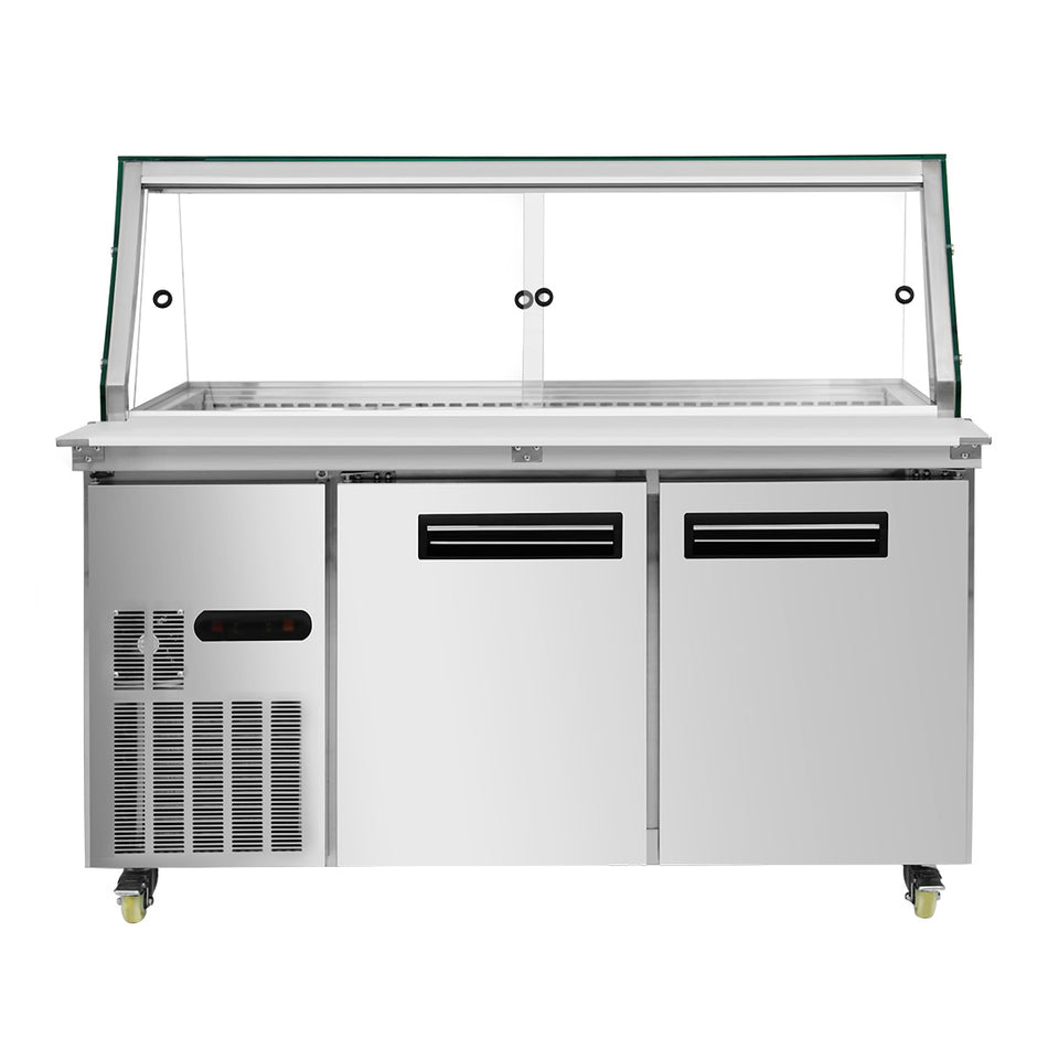 Thermaster PG150FA-XG Cold Salad & Noodle Bar – 4 × 1/1 GN Pan Capacity