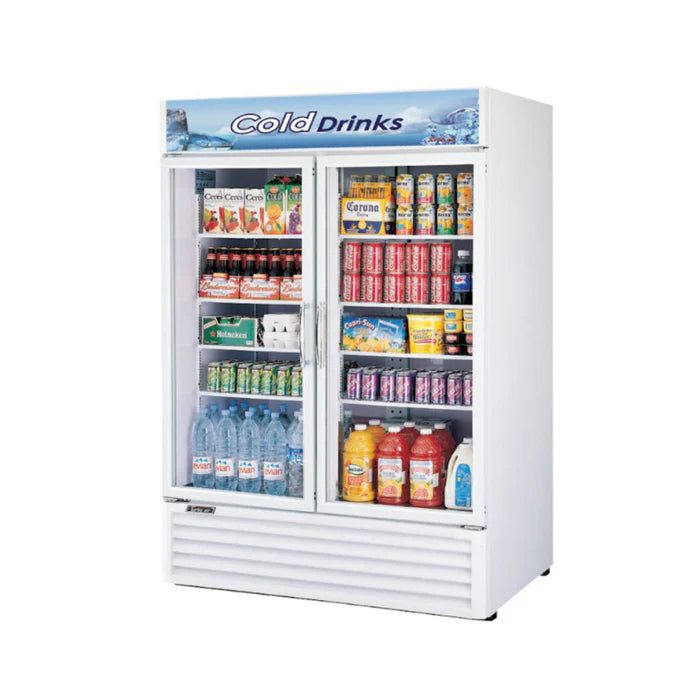 Turbo Air FRS-1350RS 2 Door Display Upright Fridge 1315L