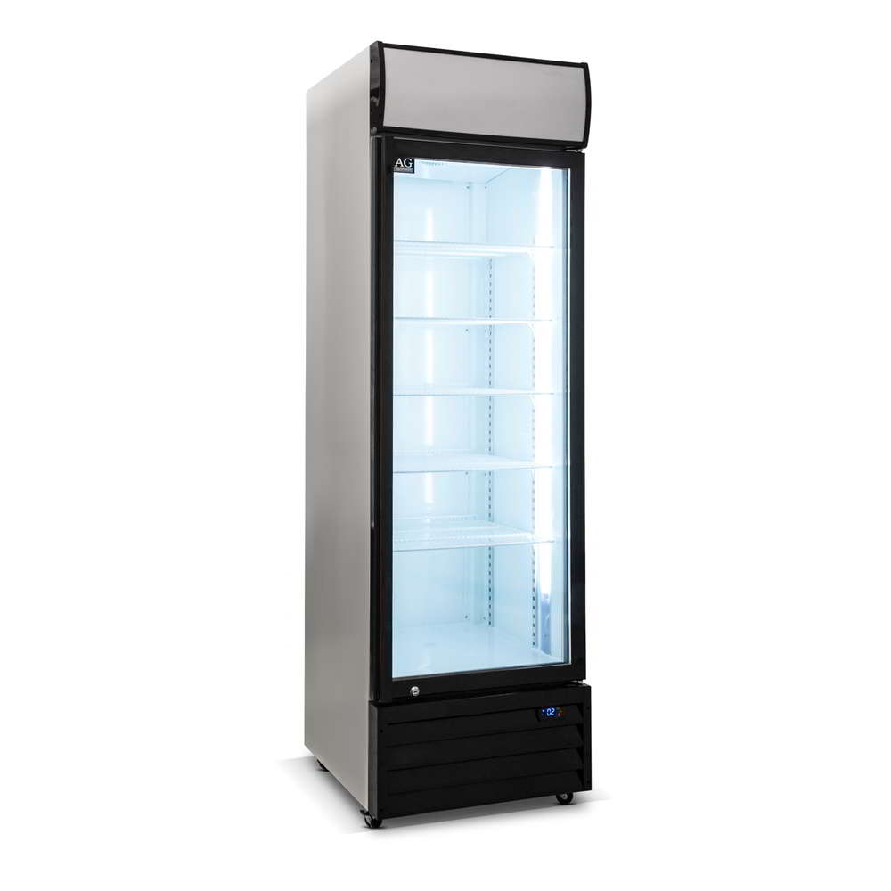 420 Litre Single Door Upright Display Fridge - Glass Door CU420TNG