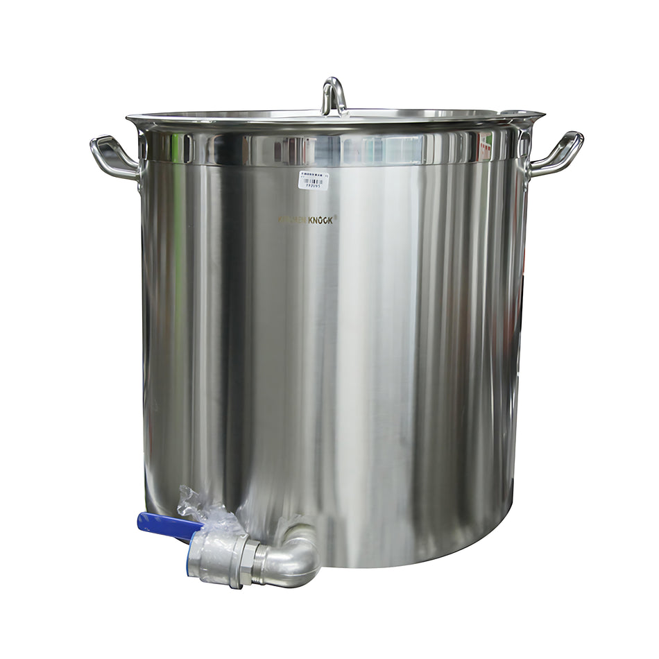 with 40mm Valve - 600mm*600mm*1200mm*3mm Stock Pot - IH - S/S (with 40mm Valve) 169L - 600(Ø)*600(H)mm