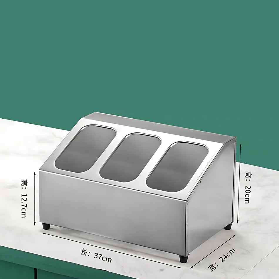1/6 - 1 Row - 3 Girds Gastronorm Pan Rack - S/S 500*225*210mm