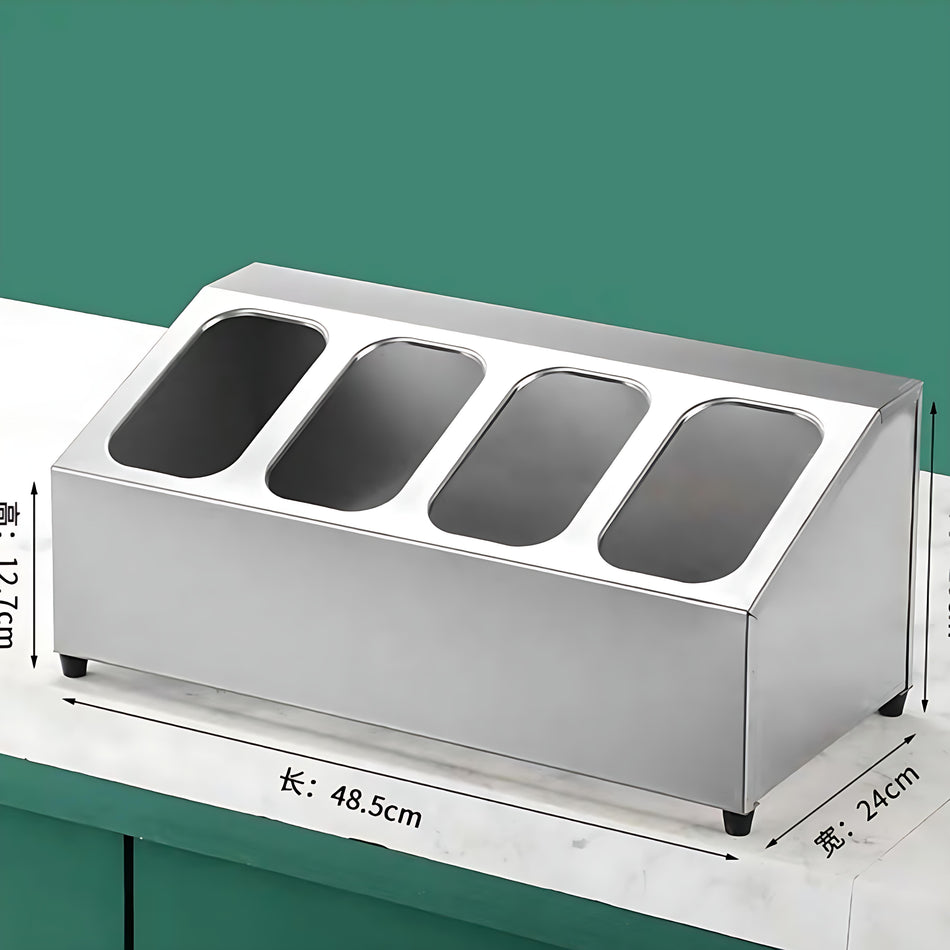 1/6 - 1 Row - 4 Girds Gastronorm Pan Rack - S/S 675*225*210mm