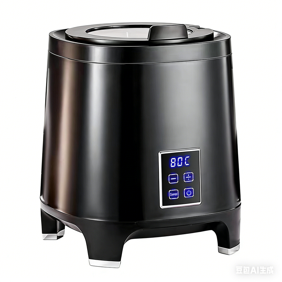 Electric Korean-Style Soup Warmer - Black