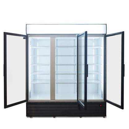 1500L Triple Glass Door Upright Display Fridge CU1500TNG