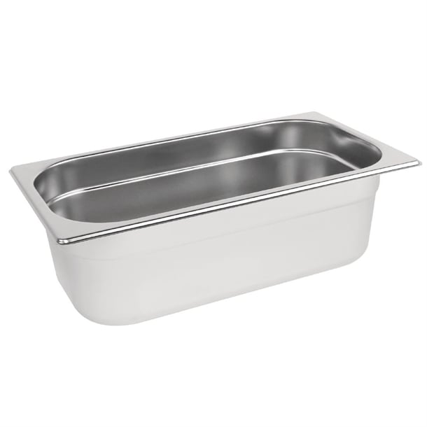 Stainless Steel Gastronorm Pan 1/3 100mm Deep DN716