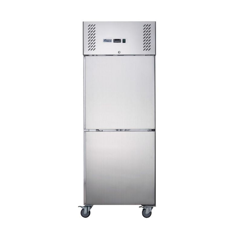 FED-X 650 L Stainless Steel Two Split Door Upright Freezer – XURF650S1V