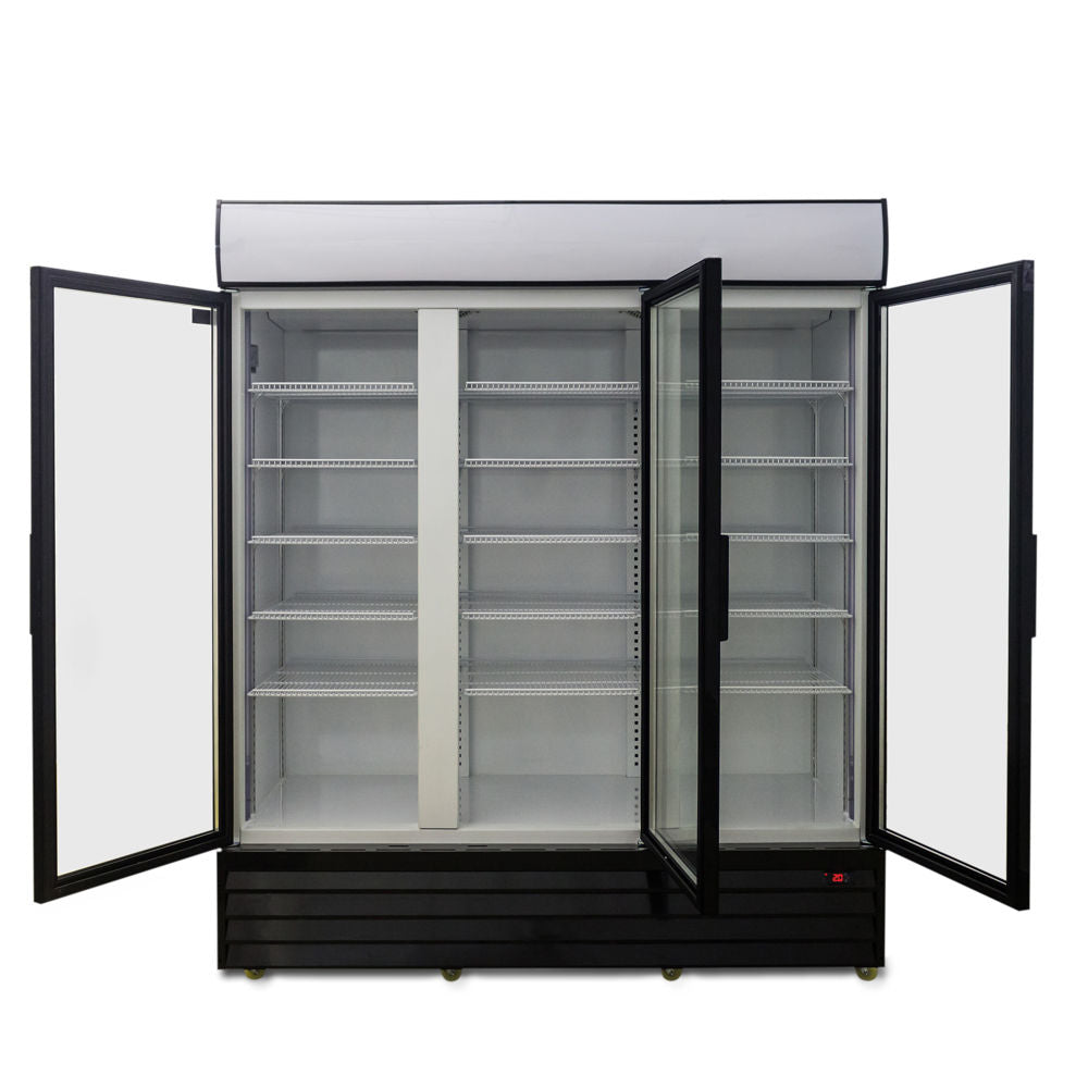 1500L Triple Glass Door Upright Display Fridge CU1500TNG