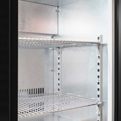 Three Sliding Door Bar Fridge - Black Body & Doors | 3BBR-S