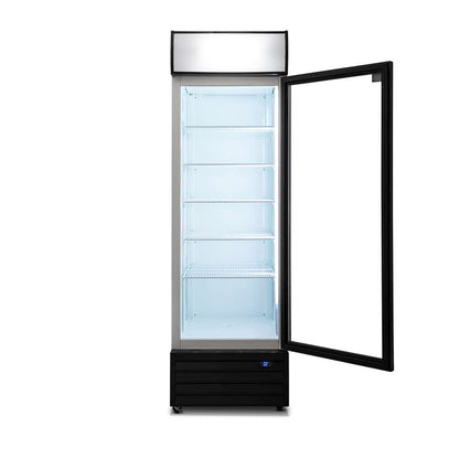 420 Litre Single Door Upright Display Fridge - Glass Door CU420TNG