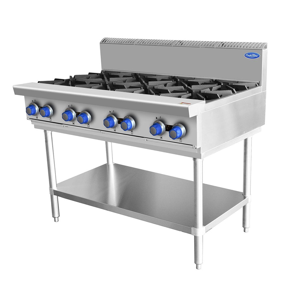 Cookrite 8 Burner Cook Top LPG AT80G8B-F-LPG