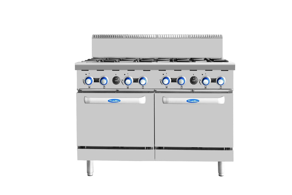 Cookrite 8 Burner With Oven LPG AT80G8B-O-LPG