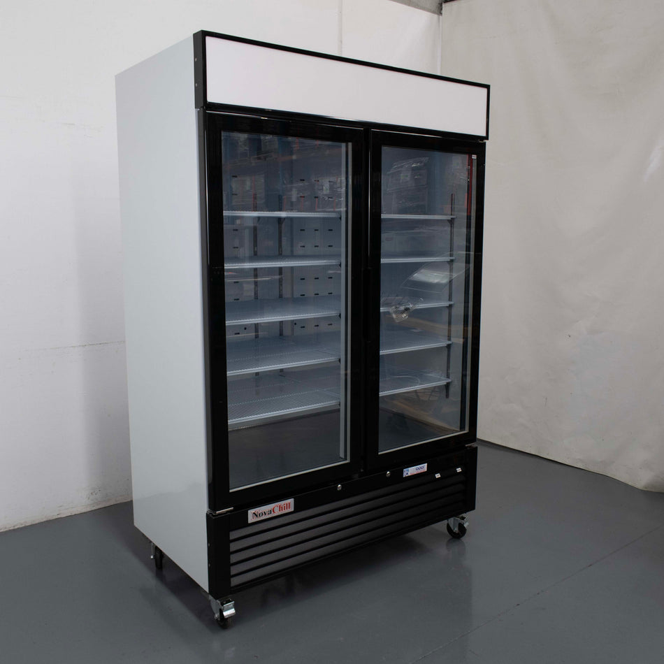 Novachill SM1300GF Upright Display Fridge