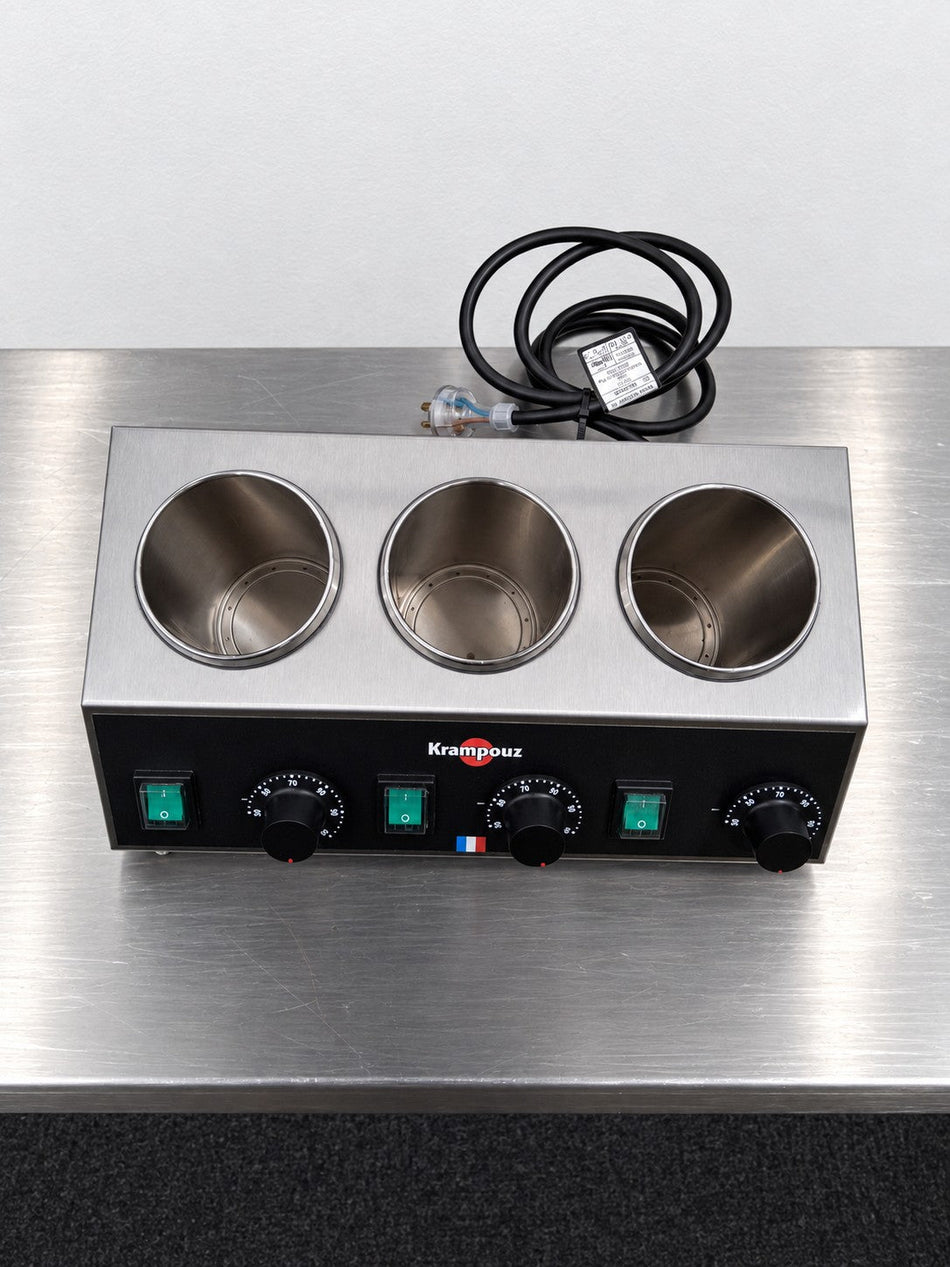 Krampouz BECIC3 Triple Sauce Warmer