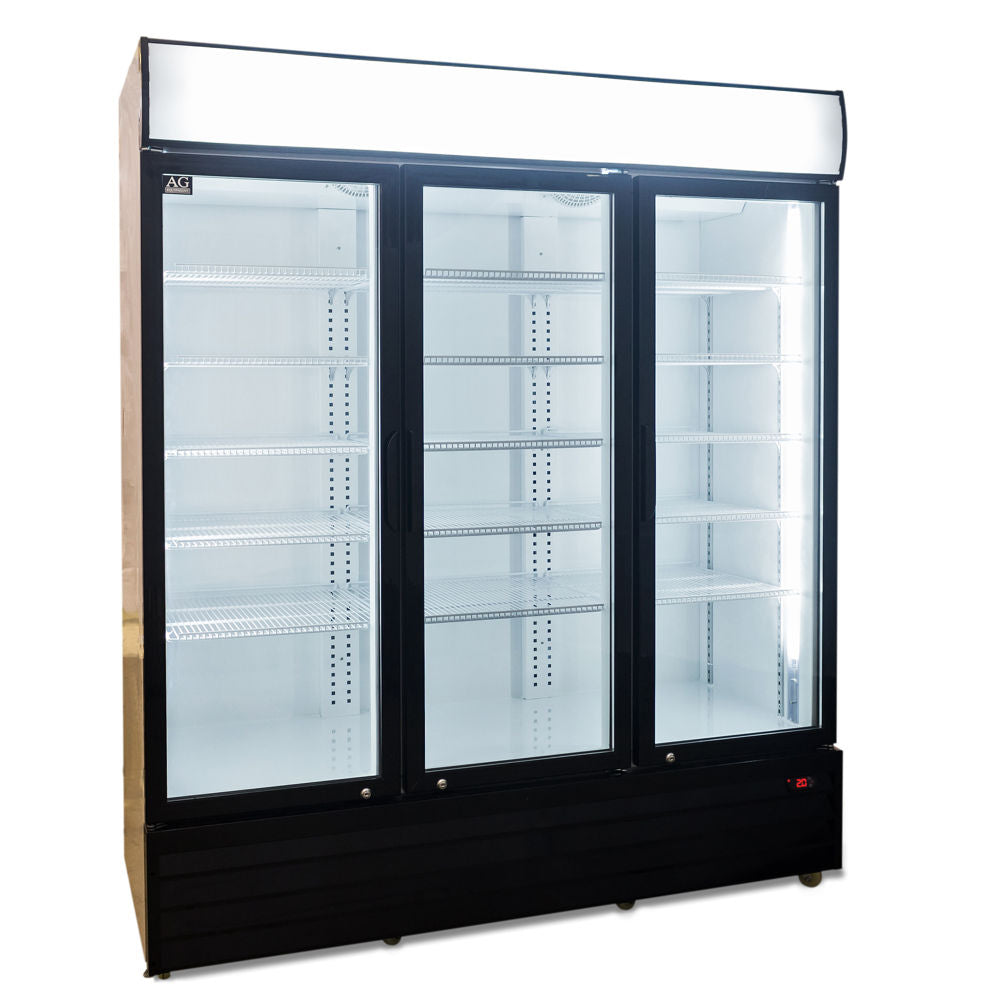 1500L Triple Glass Door Upright Display Fridge CU1500TNG