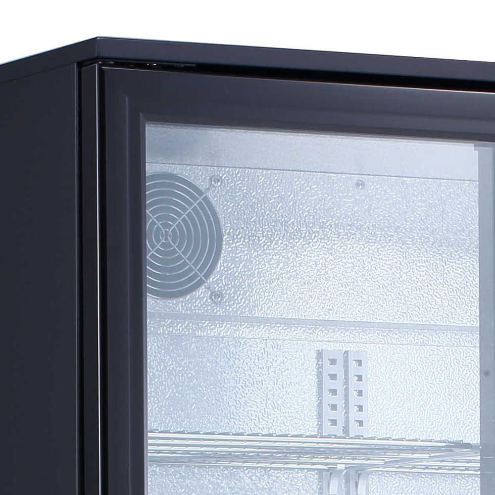 477L Upright Double Glass Door Display Fridge B500G