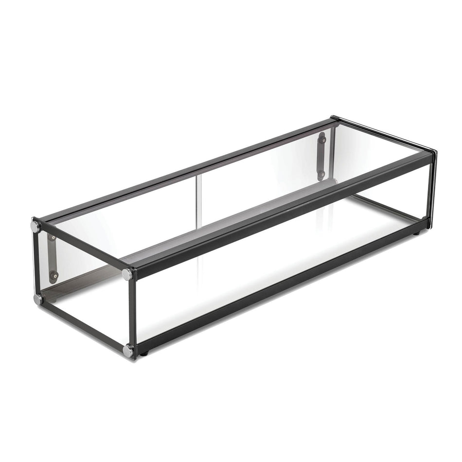 Exquisite One Tier Flat Glass Ambient Cake Display CD48