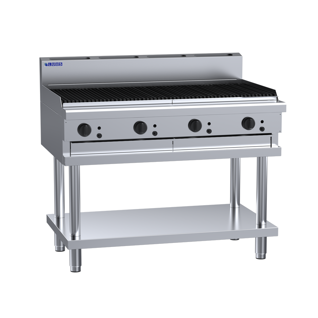 LUUS CS-12C 1200mm Gas Chargrill on Stand