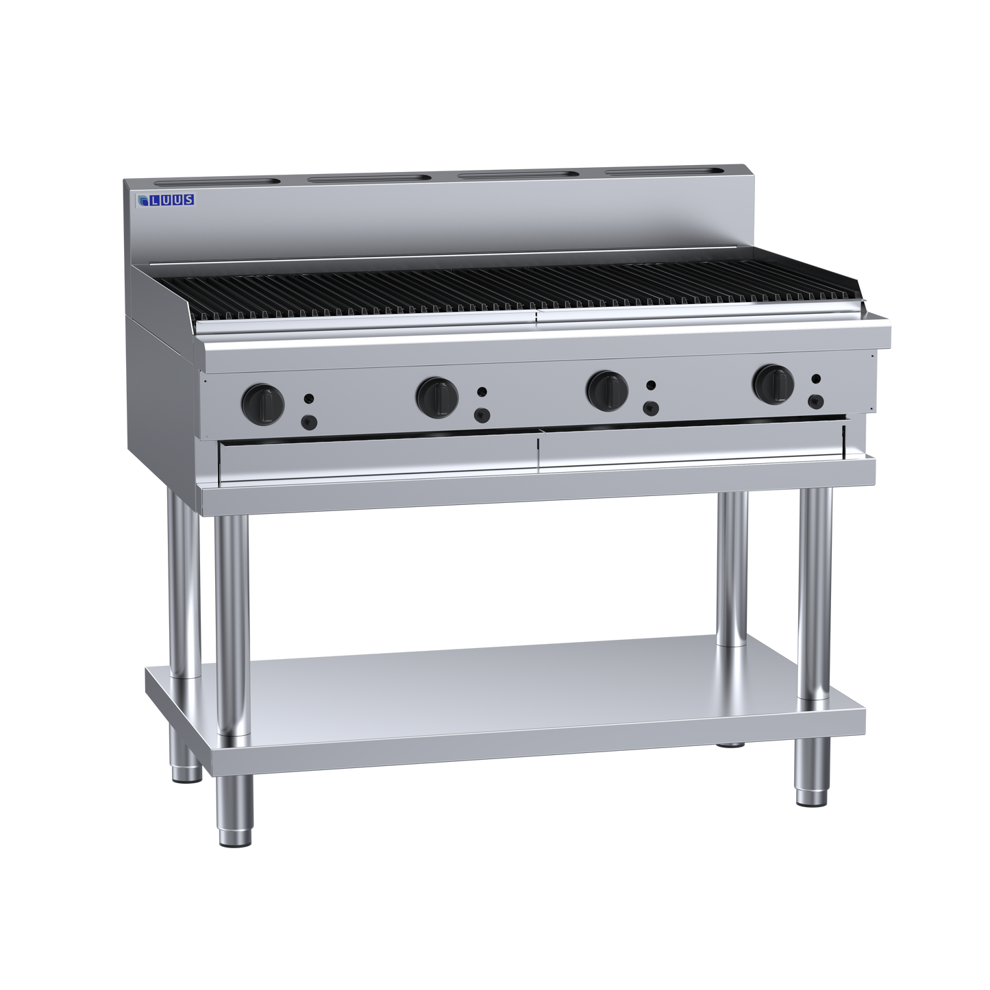 LUUS CS-12C 1200mm Gas Chargrill on Stand