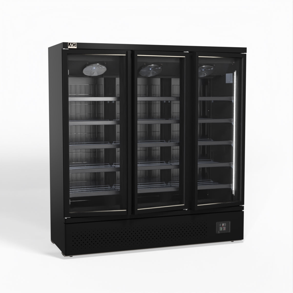 Supermarket Three Glass Doors Upright Display Fridge - 1539 Litre CSB1500