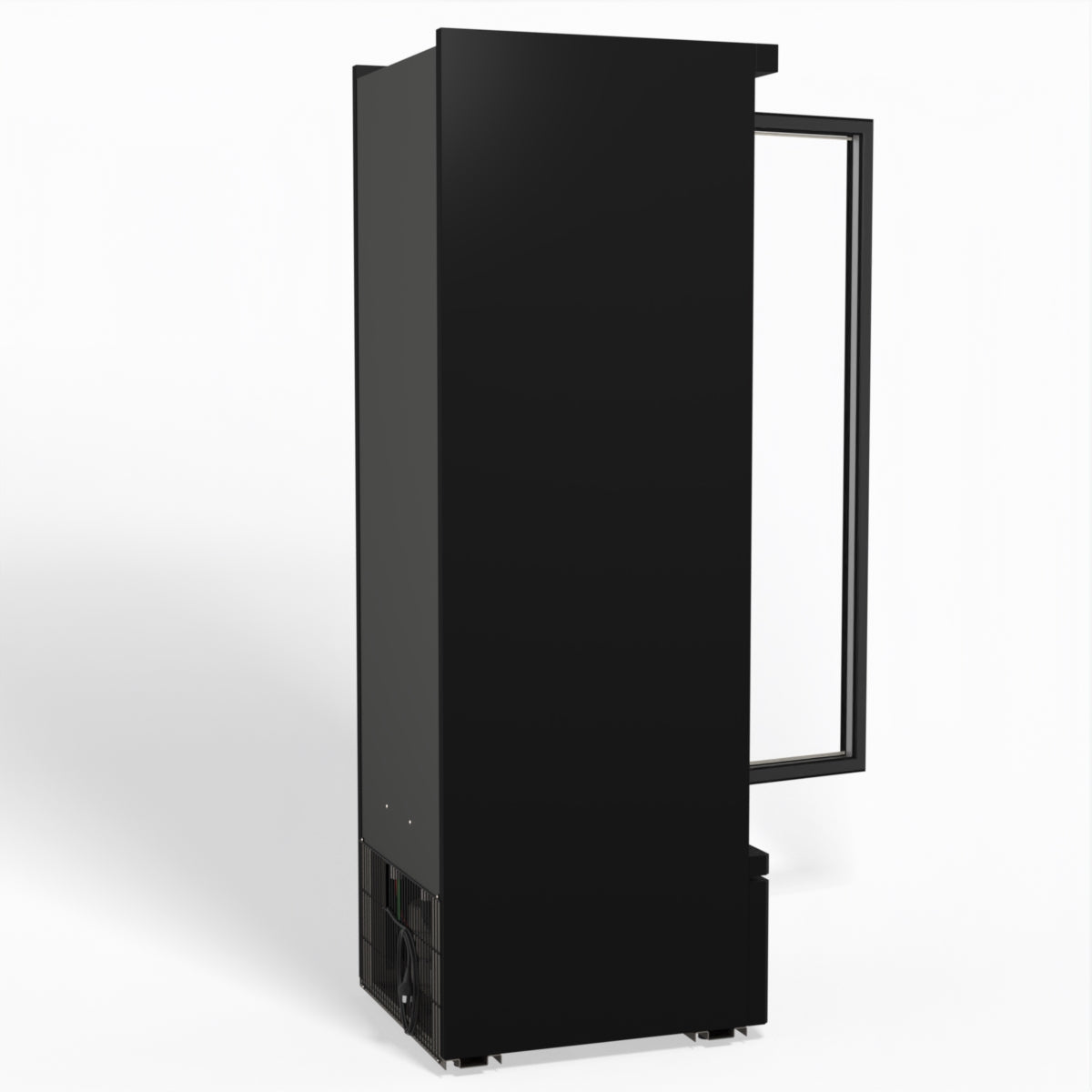 Supermarket Single Glass Door Upright Display Fridge - 450 Litre CSB450