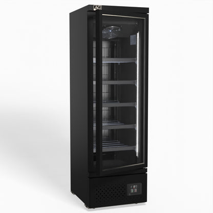 Supermarket Single Glass Door Upright Display Fridge - 450 Litre CSB450