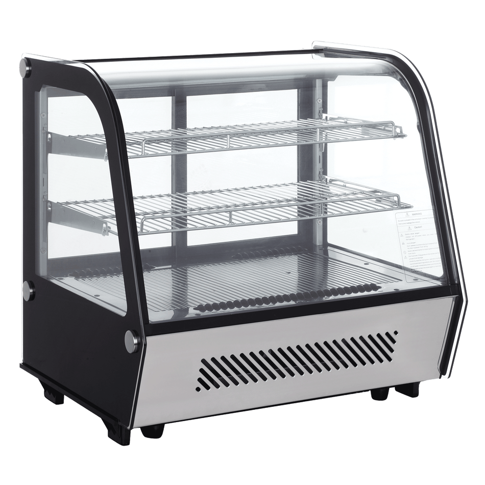 Exquisite CTC120 Counter Top Curved Cake Display Fridge 120 Litre