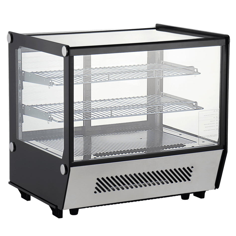 Exquisite CTC120S Counter Top Square Cake Display Fridge 120 Litre