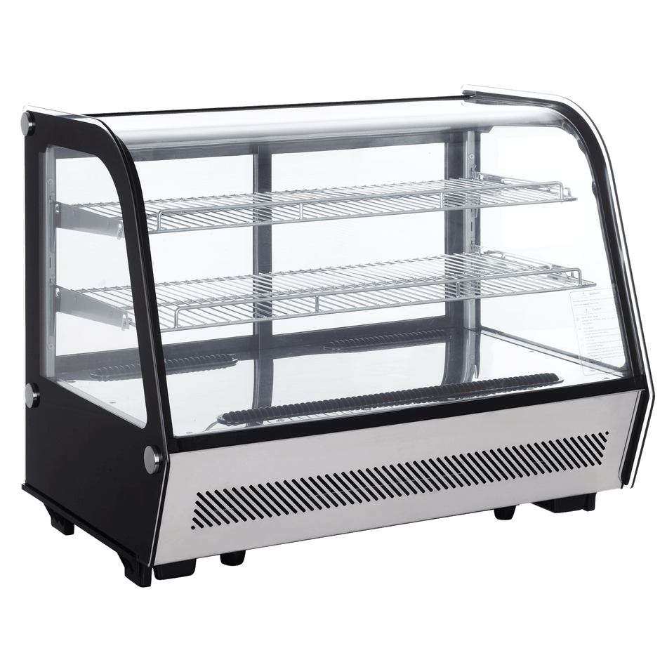Exquisite CTC160 Counter Top Curved Cake Display Fridge 160 Litre