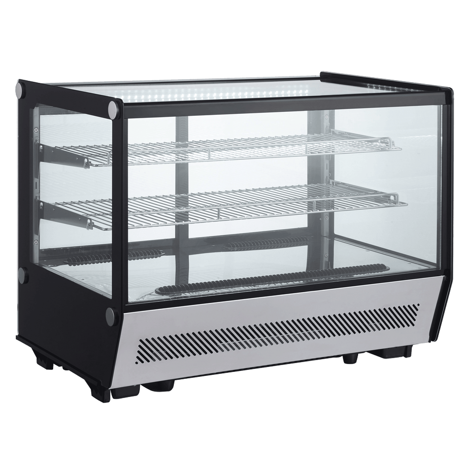 Exquisite CTC160S Counter Top Square Cake Display Fridge 160 Litre