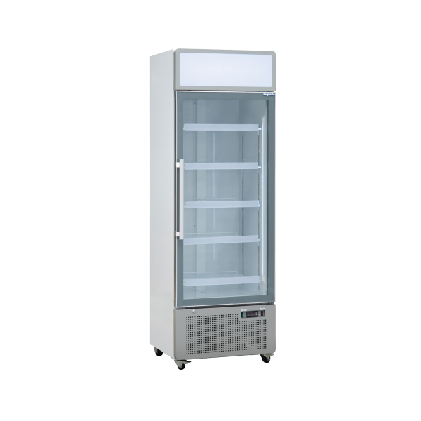 Exquisite 420lt DC440P Upright Display Fridge