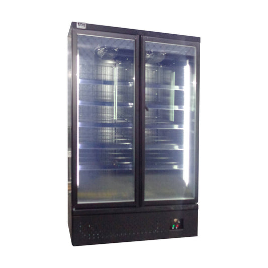 Supermarket Two Doors Upright Display Freezer 1000Lt FSB1000