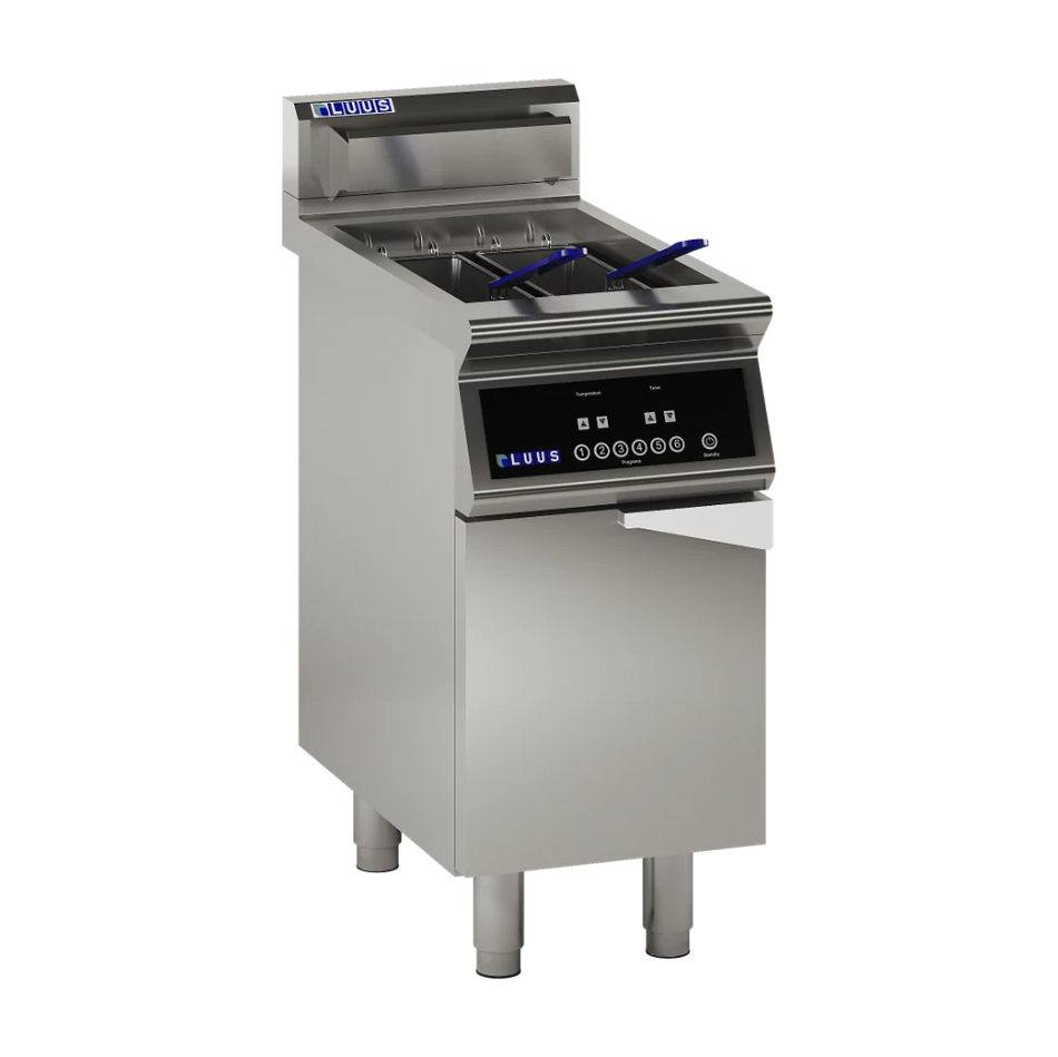 LUUS EF7-40 Induction Fryer – Twin Basket 12kW