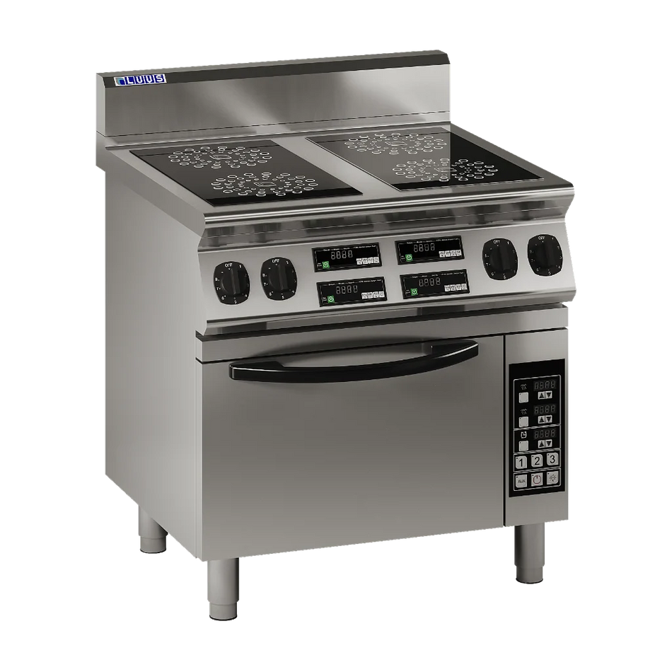 LUUS ER7-4B 4 Burner Induction Cooktop with Oven