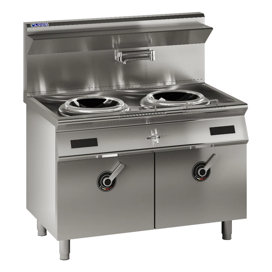 LUUS ESW-2C Induction Standard Double Wok – 16kW