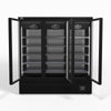 Supermarket Three Doors Upright Display Freezer 1539Lt FSB1500