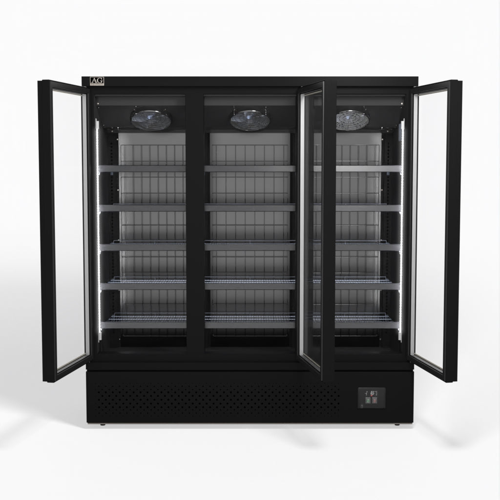 Supermarket Three Doors Upright Display Freezer 1539Lt FSB1500