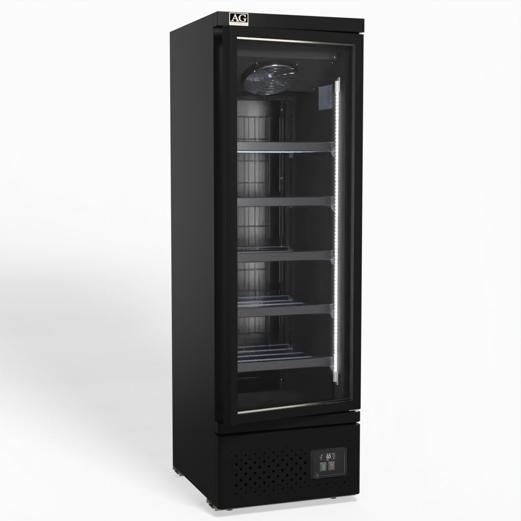 Supermarket Single Glass Door Upright Display Freezer - 450 Litre FSB450