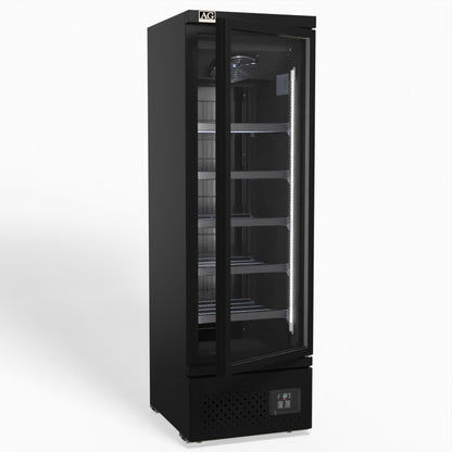 Supermarket Single Glass Door Upright Display Freezer - 450 Litre FSB450