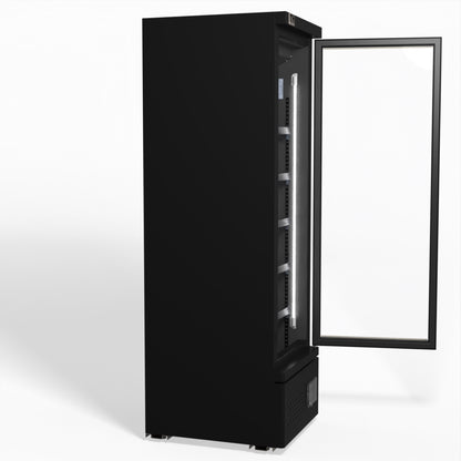 Supermarket Single Glass Door Upright Display Freezer - 450 Litre FSB450