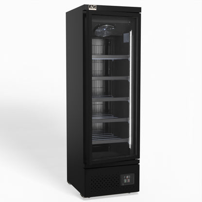 Supermarket Single Glass Door Upright Display Freezer - 450 Litre FSB450