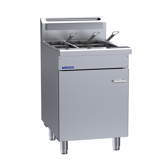 LUUS FSV-60 600mm 3 Basket Split Pan Gas Fryer