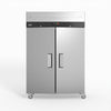 1000 Litre Upright Double Stainless Steel Door Freezer GNX1000BT