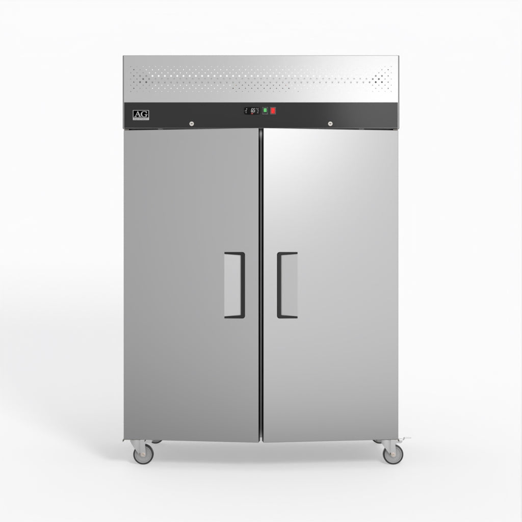 1000 Litre Upright Double Stainless Steel Door Freezer GNX1000BT