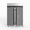 1000 Litre Upright Double Stainless Steel Door Freezer GNX1000BT